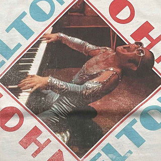 Elton John Ringer T-Shirt: Piano Diamond