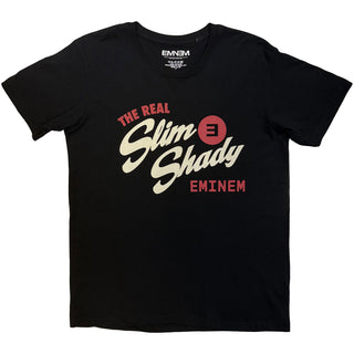 Eminem T-Shirt: The Real Slim Shady (Black) (Back Print)