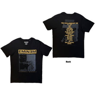Eminem T-Shirt: The Marshall Mathers LP (Black) (Back Print)