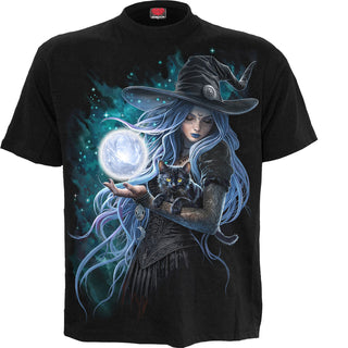 Spiral T-Shirt: Mystic Moon (Black)