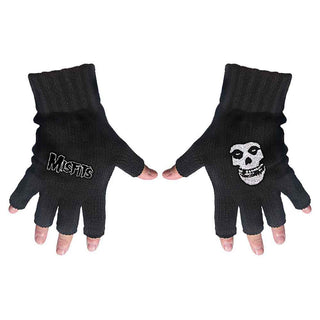 Misfits Unisex Fingerless Gloves: Logo & Fiend