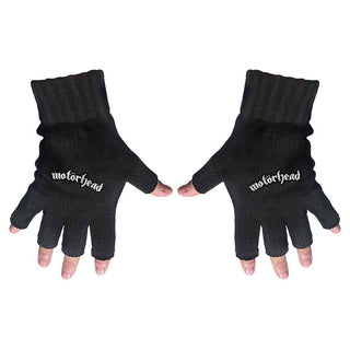 Motorhead Unisex Fingerless Gloves: Logo