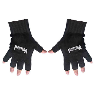 Pantera Unisex Fingerless Gloves: Logo