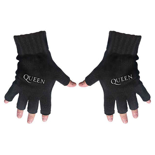 Queen Unisex Fingerless Gloves: Logo