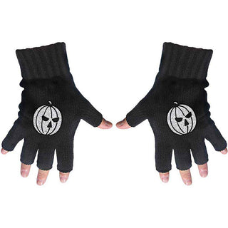 Helloween Unisex Fingerless Gloves: Pumpkin