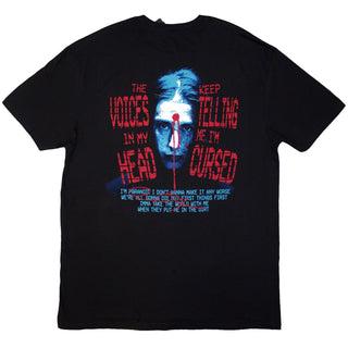 Falling In Reverse Unisex T-Shirt: Voice Collage (Black) (Back Print)