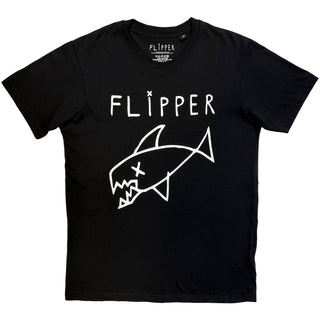 Flipper T-Shirt: Long Fish (Black)