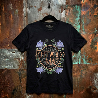 Fleetwood Mac Premium Carbon T-Shirt: Circle Floral (Black)