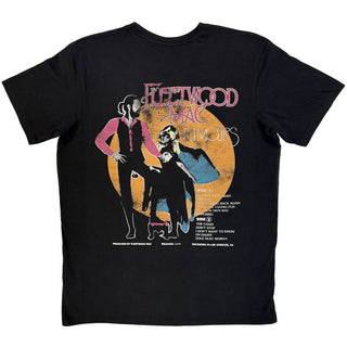 Fleetwood Mac Premium Carbon T-Shirt: Rumours (Black) (Back Print)