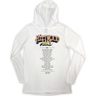 Fleetwood Mac Pullover Hoodie: Albums Bus Lightweight (Backprint & Ex-Tour)