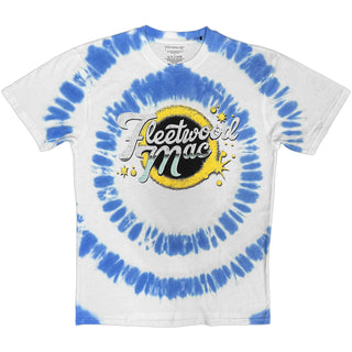 Fleetwood Mac T-Shirt: Logo Spiral (White) (Wash Collection)
