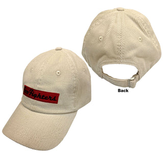 Foo Fighters Baseball Cap: TCATS Logo Ribbon Corduroy (Natural)