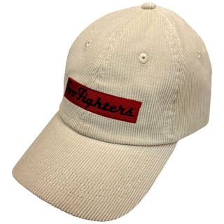 Foo Fighters Baseball Cap: TCATS Logo Ribbon Corduroy (Natural)
