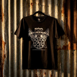 Foo Fighters Carbon T-Shirt: Everything or Nothing At All Logo (Black)