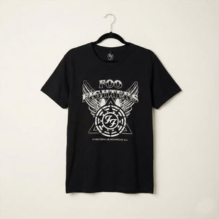 Foo Fighters Carbon T-Shirt: Everything or Nothing At All Logo (Black)