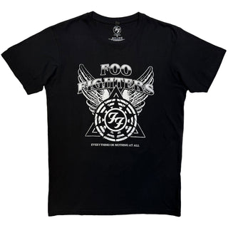 Foo Fighters Carbon T-Shirt: Everything or Nothing At All Logo (Black)