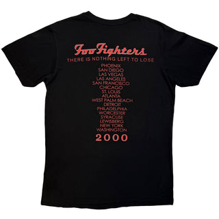 Foo Fighters Carbon T-Shirt: Nothing Left To Lose Tour (Black) (Back Print)
