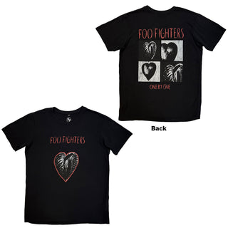 Foo Fighters Carbon T-Shirt: One By One (Black) (Back Print)