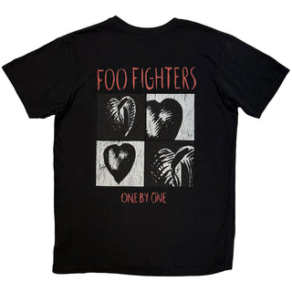 Foo Fighters Carbon T-Shirt: One By One (Black) (Back Print)