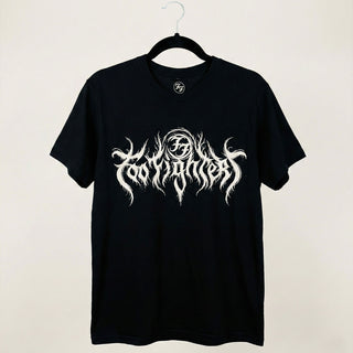 Foo Fighters Carbon T-Shirt: Metal Logo (Black)