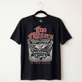 Foo Fighters Premium Carbon T-Shirt: In Your Honour (Black) (Back Print)