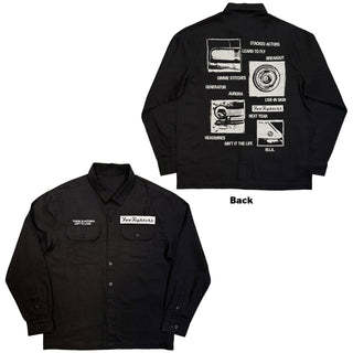 Foo Fighters Casual Shirt: Nothing Left To Lose Mono (Black) (Back Print)