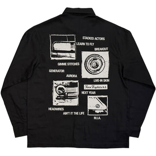 Foo Fighters Casual Shirt: Nothing Left To Lose Mono (Black) (Back Print)