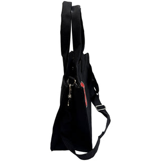 Foo Fighters Cotton Tote Bag: FF Logo (Black) (Back Print)