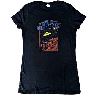 Foo Fighters Ladies Slim Fit T-Shirt: UFOS 2015 European Tour