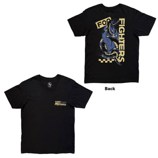 Foo Fighters T-Shirt: Snake (Black) (Back Print)