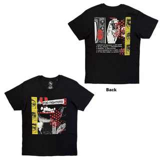 Foo Fighters T-Shirt: Your Favourite Toy Album Tracklist (Black) (Back Print)