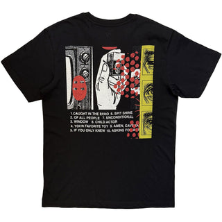 Foo Fighters T-Shirt: Your Favourite Toy Album Tracklist (Black) (Back Print)