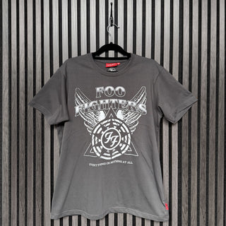 Foo Fighters Unplugged T-Shirt: EONAA Logo (Taupe)
