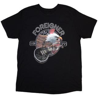 Foreigner Unisex T-Shirt: Eagle (Black)