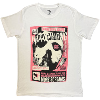 Friday the 13th T-Shirt: Happy Camping (White)