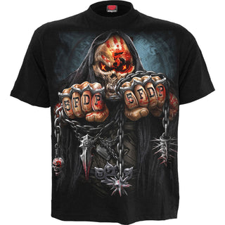 Five Finger Death Punch T-Shirt: Game Over (Black) (Back Print)