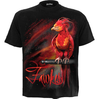 Harry Potter T-Shirt: Fawkes (Black)