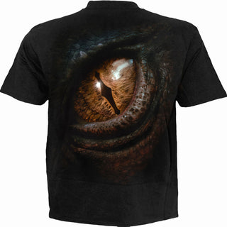 The Hobbit T-Shirt: Smaug (Black) (Back Print)