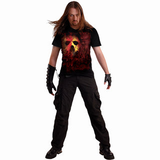 Friday the 13th T-Shirt: Jason Lives (Black) (Back Print)