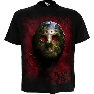 Friday the 13th T-Shirt: Blood Mask (Black)