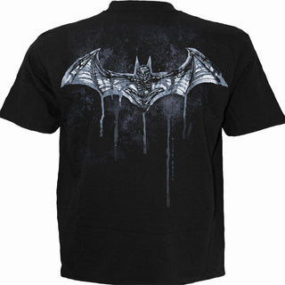 DC Comics Unisex T-Shirt: Batman Nocturnal (Black) (Back Print)