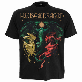 House of the Dragon T-Shirt: HOD2 Tri Dragons (Black)
