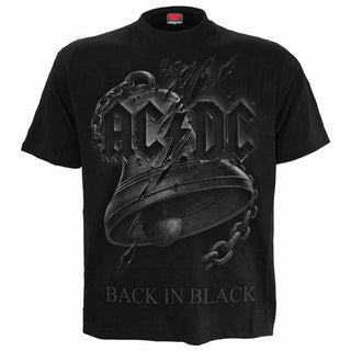 AC/DC T-Shirt: Back In Black Torn (Black)