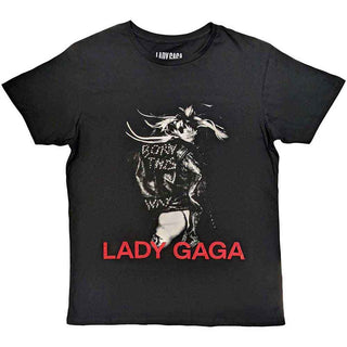 Lady Gaga Unisex T-Shirt: Leather Jacket