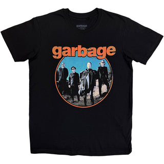 Garbage T-Shirt: Band Circle (Black)