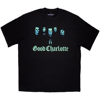 Good Charlotte Oversized T-Shirt: Generation Rx Skulls (Black)