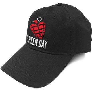 Green Day Baseball Cap: Grenade Logo