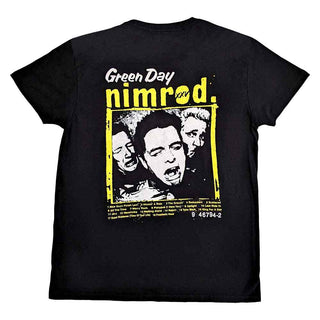 Green Day T-Shirt: Nimrod Breast Print