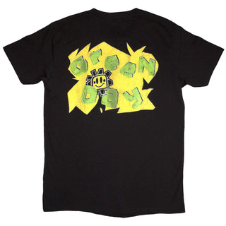 Green Day Unisex T-Shirt: Psychedelic Kerplunk (Black) (Back Print)