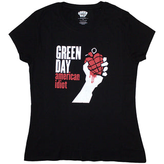 Green Day Ladies T-Shirt: American Idiot